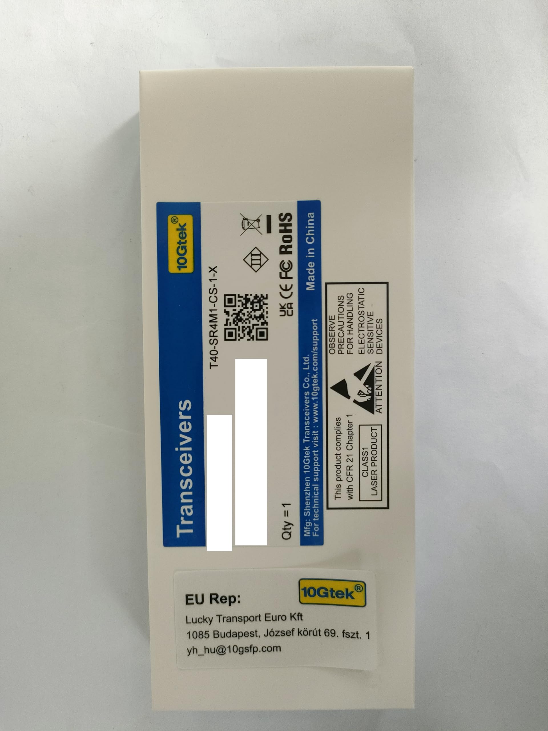 HP Mellanox MAM1Q00A-QSA 655874-B21 40G QSFP+ To 10G SFP - Foto 6