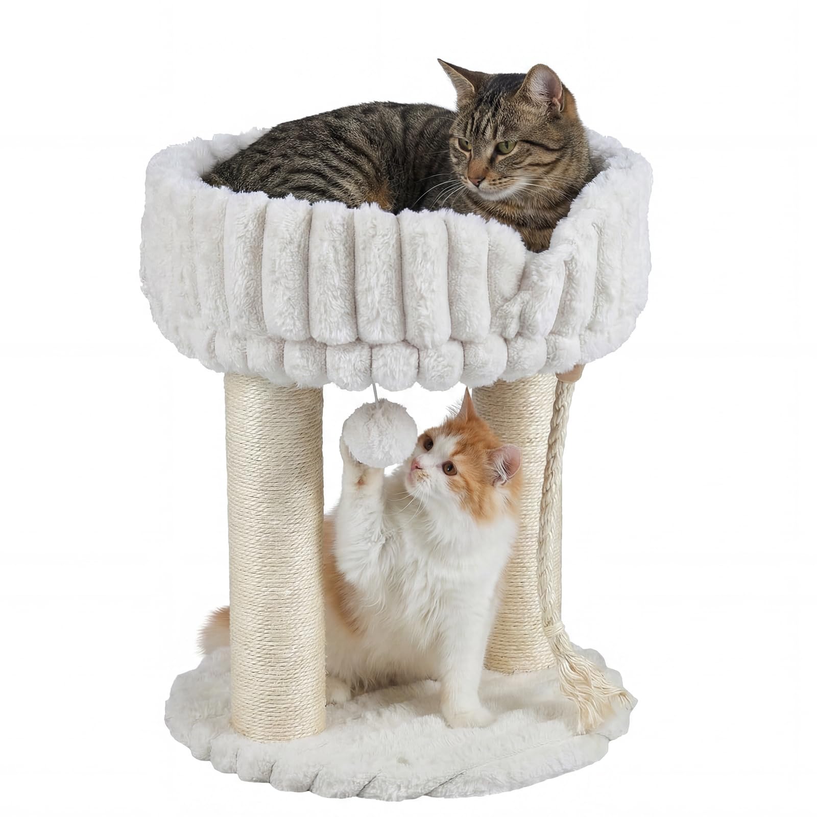 FANTASK Tiragraffi piccolo, 50,5 cm, beige, per gatti