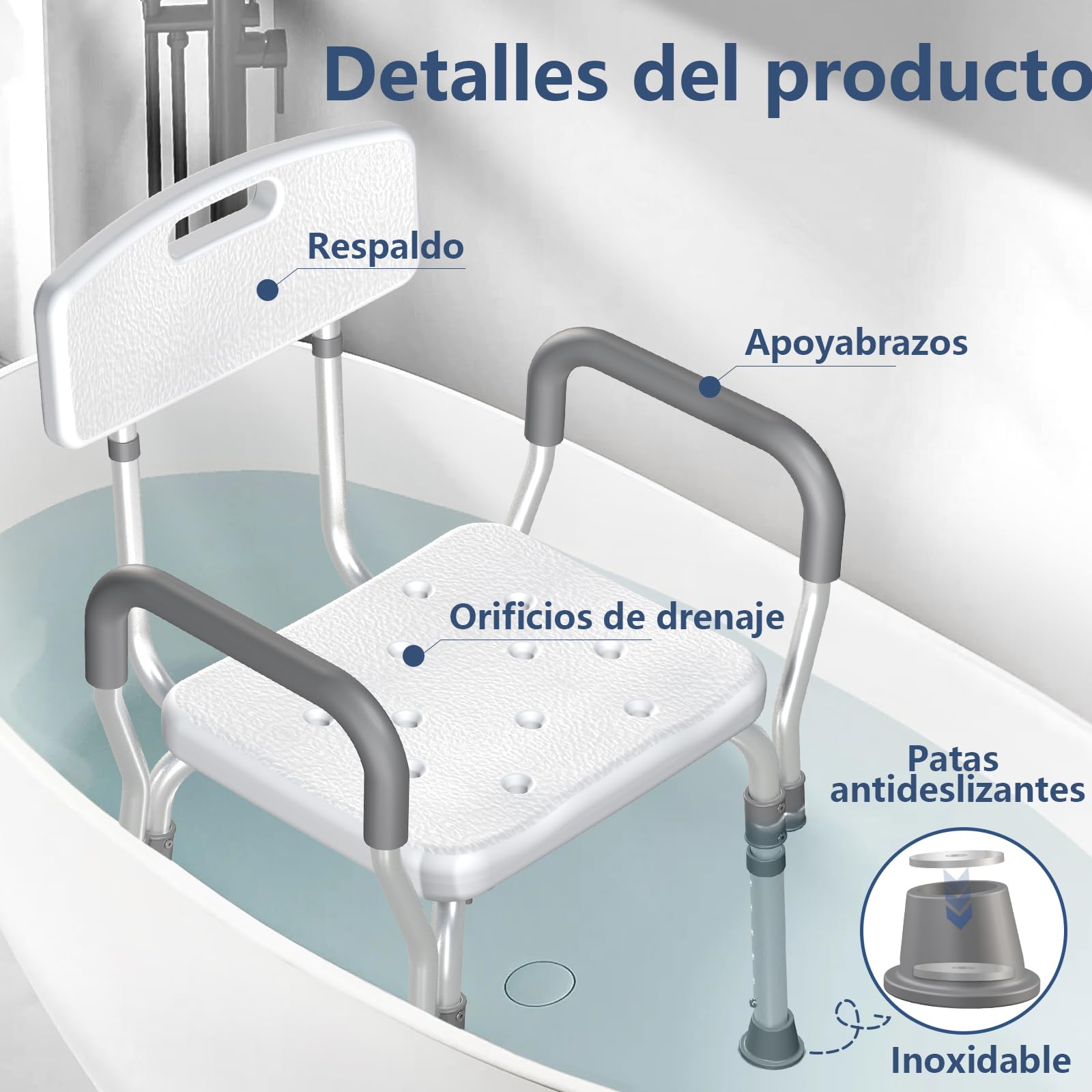 KingPavonini Silla de ducha
