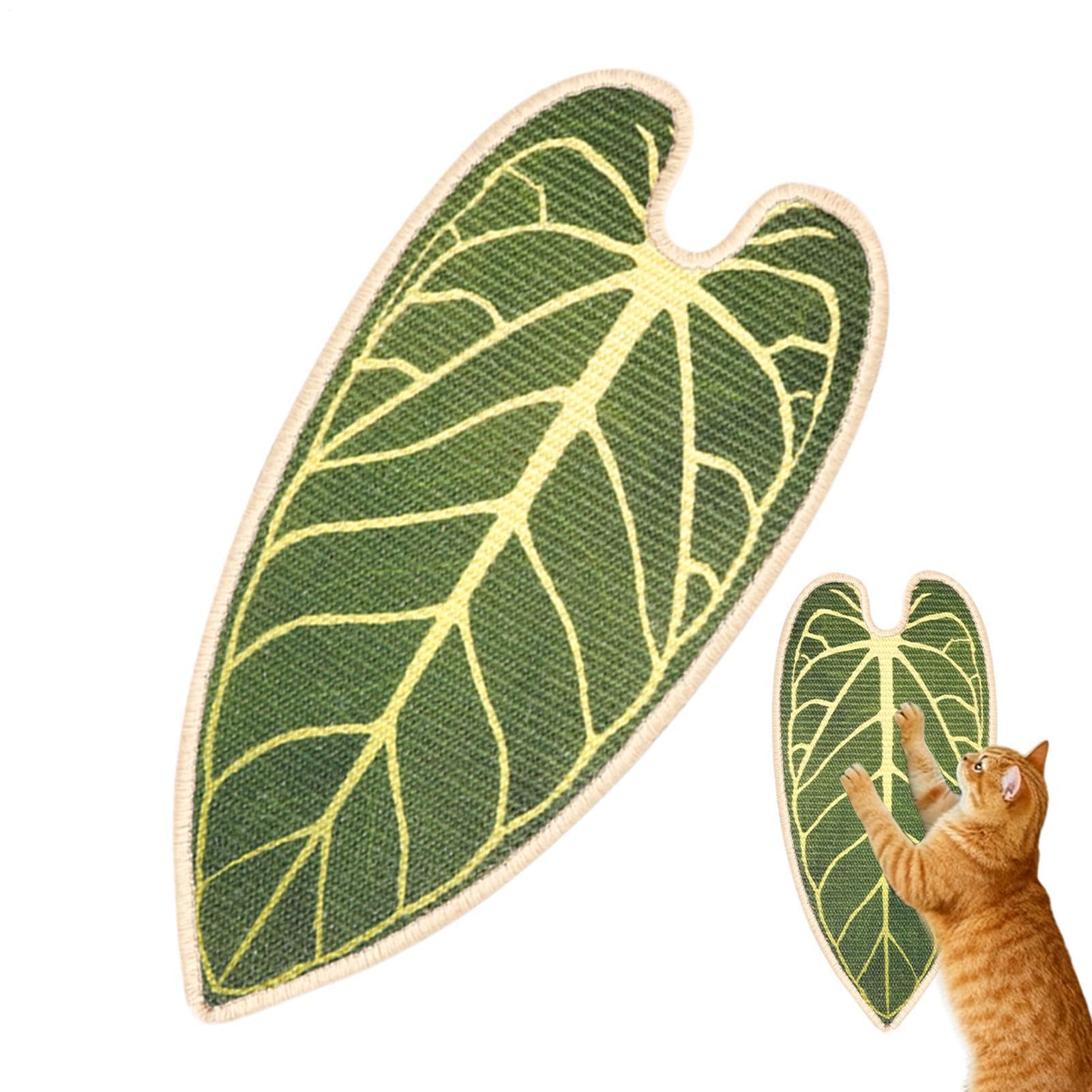 Griffoir pour chat anti-griffures : tapis feuille protège-meuble