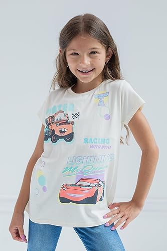 Miniatura 2 de Disney Paquete de 2 camisetas florales para bebés y niños grandes (12 meses - 14-16)