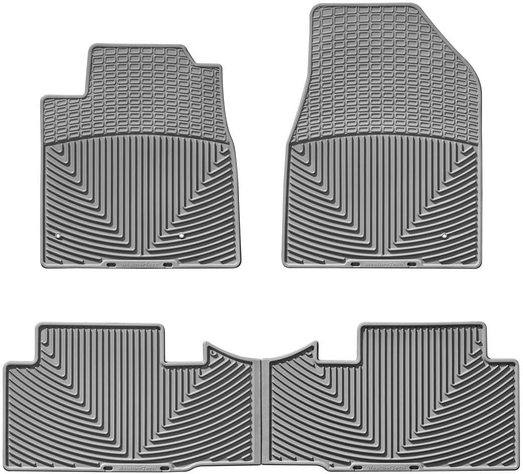 WeatherTech All-Weather Floor Mats for Honda Pilot 1st & 2nd Row (WTHG148152), Grey