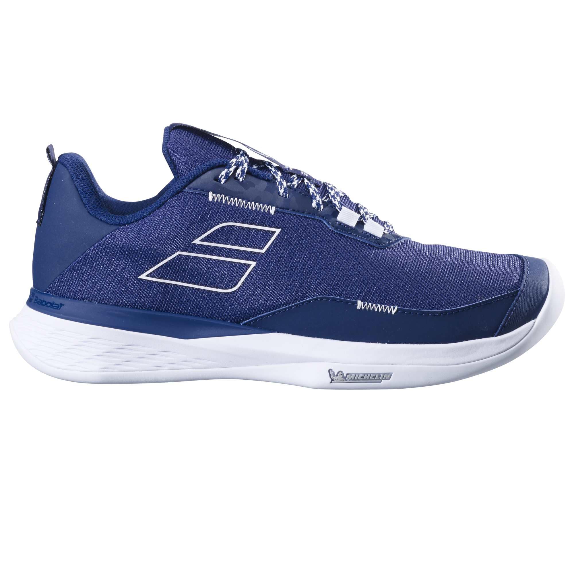 Babolat Herren SFX Evo Carpet Tennisschuhe Teppichschuh Dunkelblau-Weiß Eu Neu