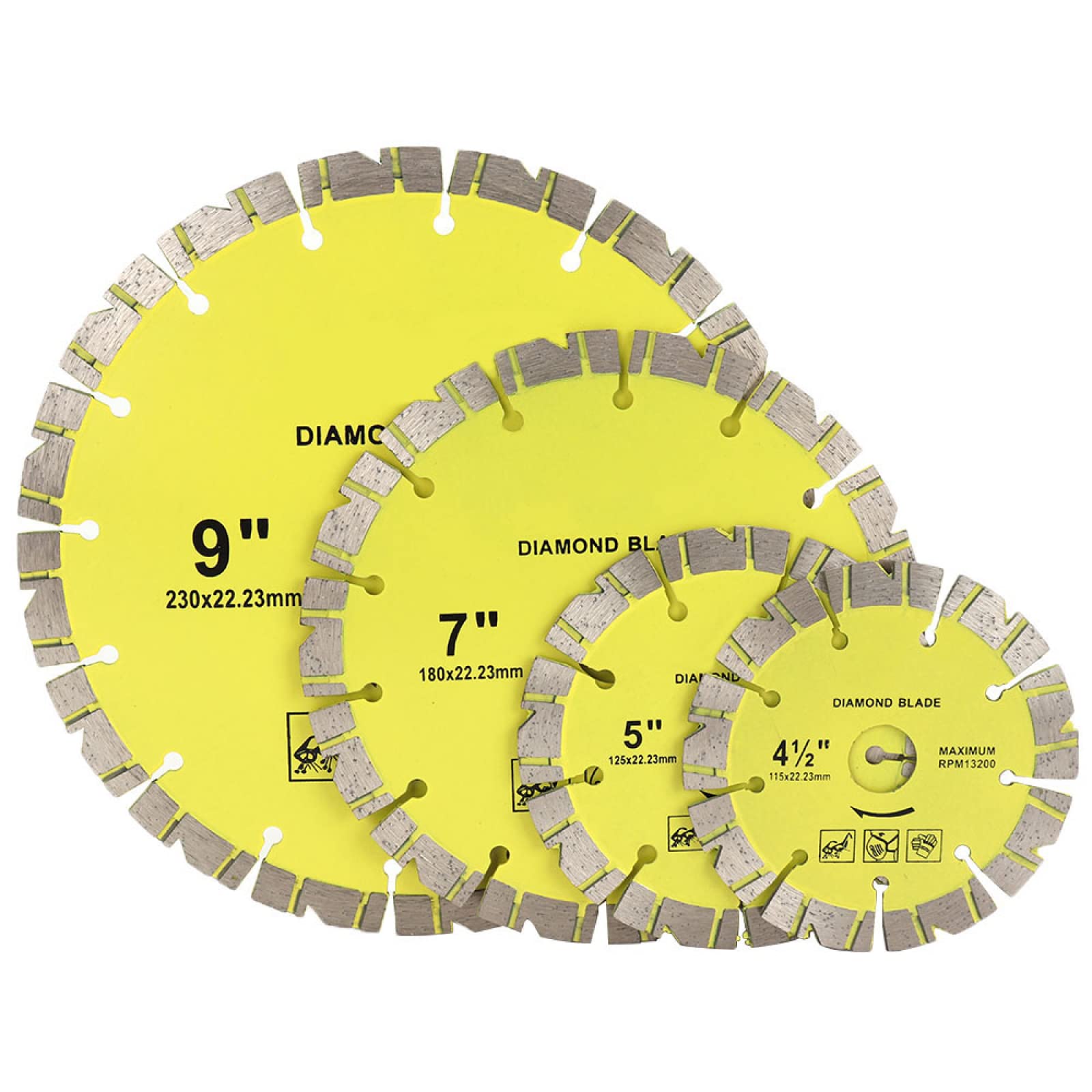 Diamentowa tarcza szlifierska， 115/125/180/230mm Diamentowa tarcza tnąca Super cienka do marmuru, betonu, gresu porcelanowego do przecinarek Narzędzie tnące(125x22.23mm)