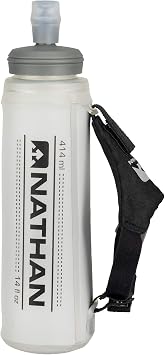 Nathan ExoDraw & ExoShot 2.0 Flask, Handheld Water Bottle for Marathons, Hiking, Ultra Running and Outdoor Activity