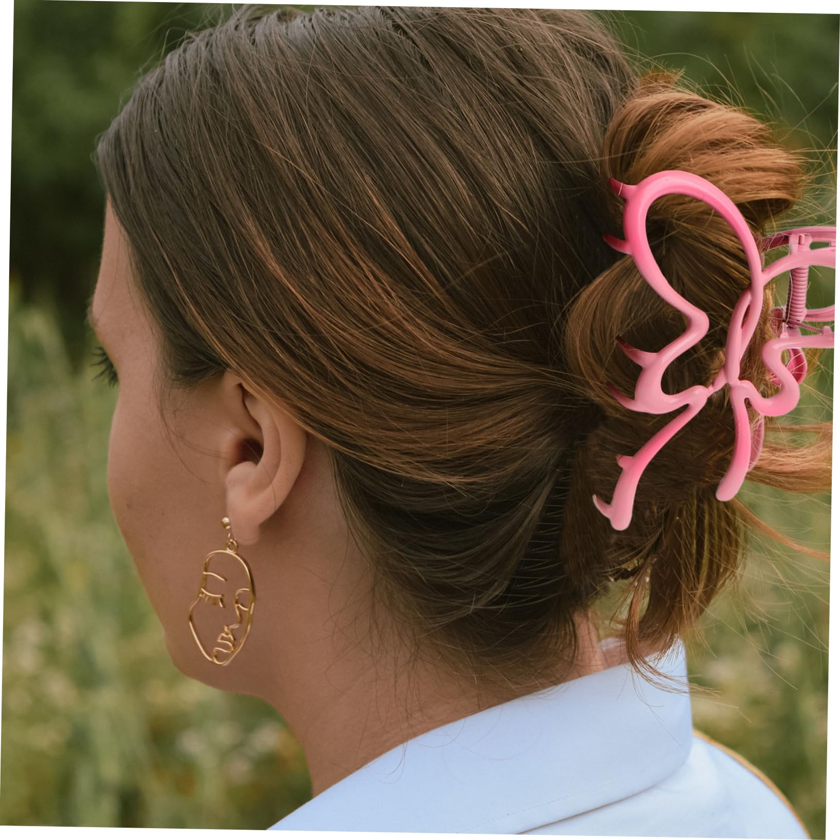 16 Pièces Lot de Pinces à Cheveux Métalliques Grandes et Uniques Clips Géométriques Colorés pour Cheveux Épais et Bouclés Accessoires pour Usage et Événements Spéciaux