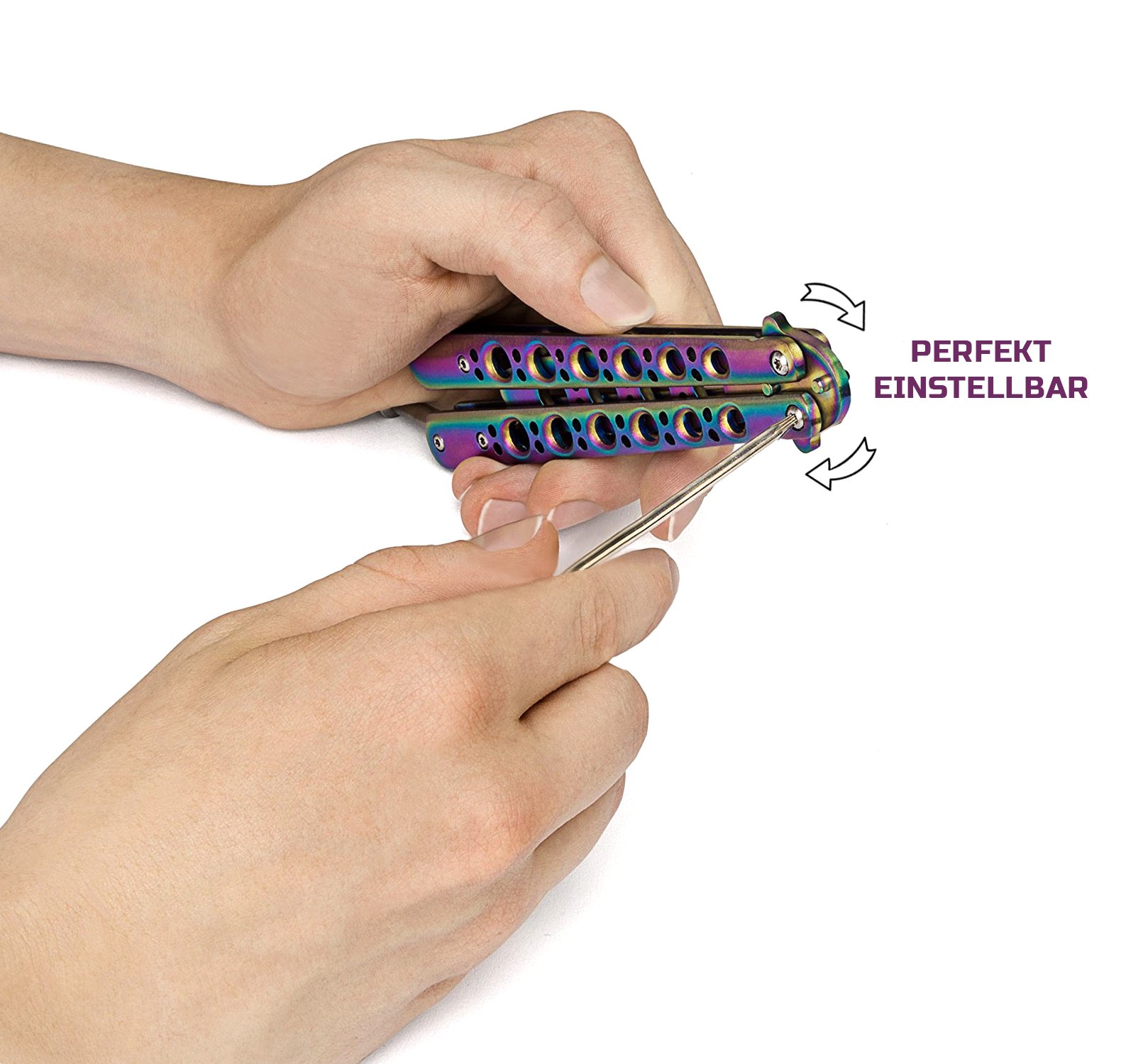 BARRAKUDA® Legal training butterfly knife I practice butterfly knife