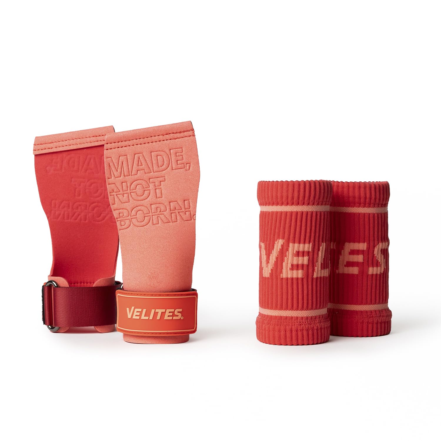 Velites Quad Pro Sports Gloves with Double Layer of Microfiber, 2.9 mm, Coral, XL, Secure Grip with Magnesium, with Wrist Straps, Use on Rings, Bars, Weights, and Paddles โ image 1