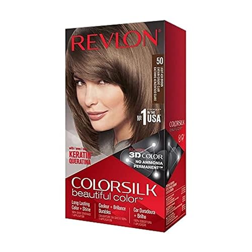 Miniatura 167 de Revlon Colorsilk - Tinte permanente para el cabello, cubre 100% las canas, sin amoníaco, con queratina y aminoácidos, castaño claro 51, 4.4 onzas