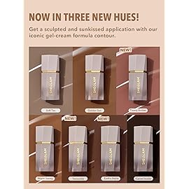 SHEGLAM Sun Sculpt Cool Toned Liquid Contour Stick Long Lasting Cream Bronzer Makeup - Golden Sun