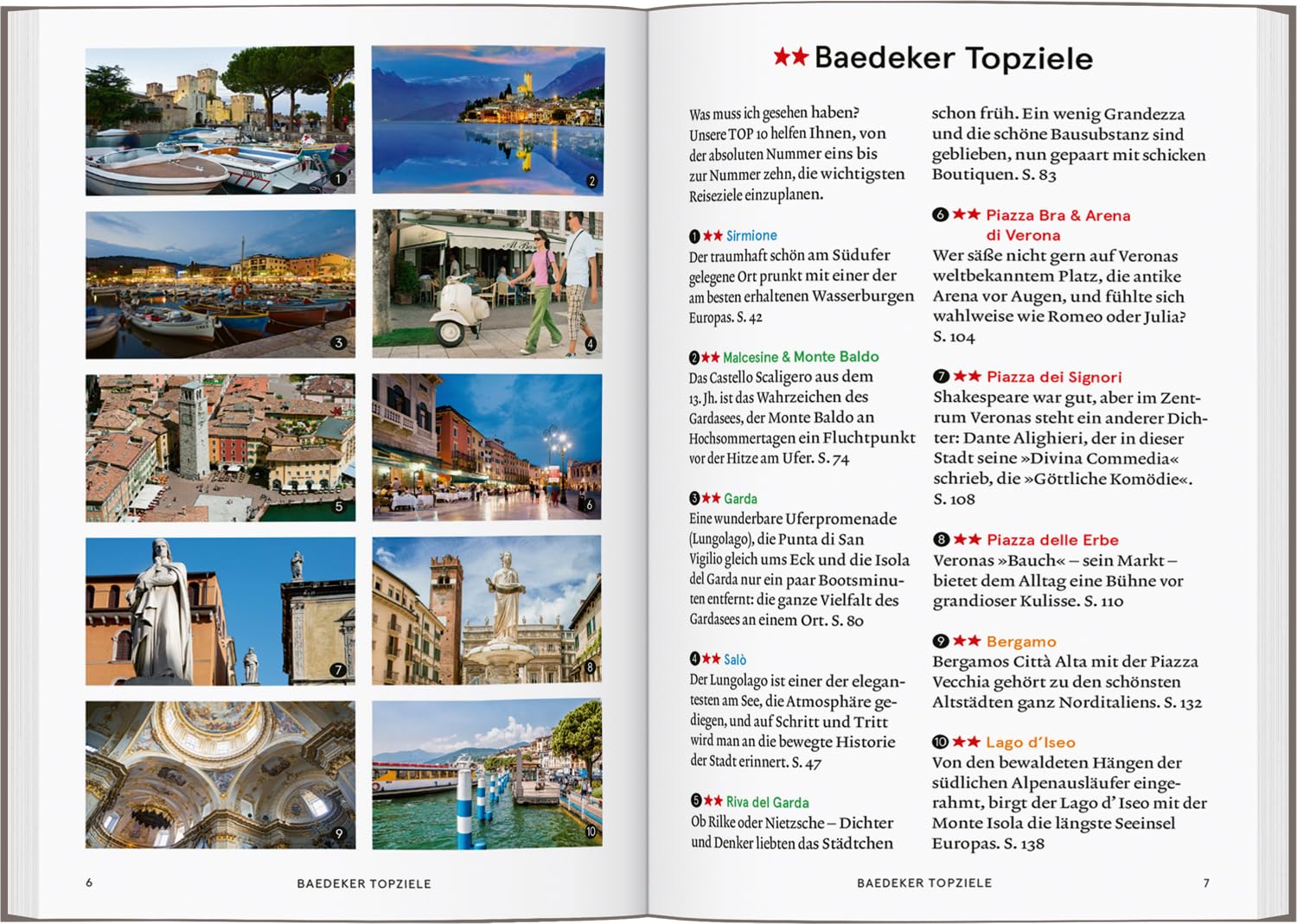 Baedeker SMART Reiseführer Gardasee: Reiseführer mit Spiralbindung inkl. Faltkarte und Reiseatlas