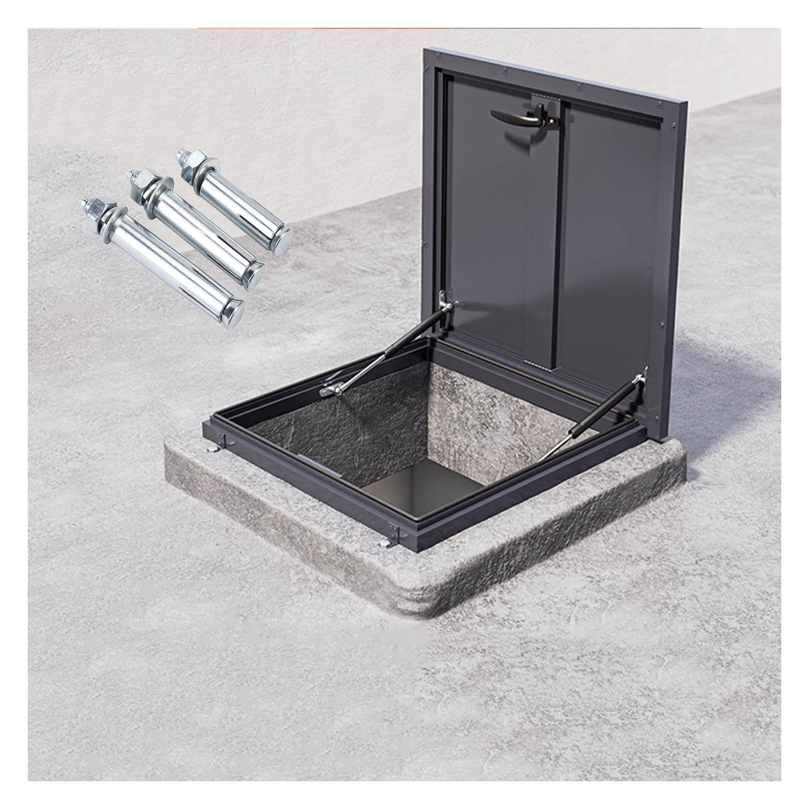 Tapa de escotilla de emergencia y puerta de seguridad de acero resistente