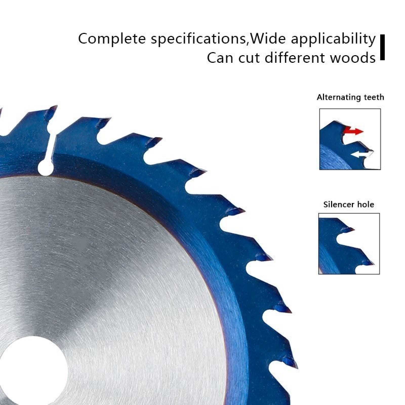 1pc 165-300mm TCT Lame De Scie Nano Revêtement Bleu Lame De Scie Circulaire Bois Disques De Coupe Lame De Scie À Pointe De Carbure,250x2.8x30x80T