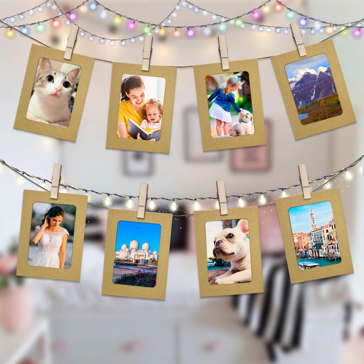 ZYDYRX 30 Pezzi Mini Buste Carta Kraft Vintage Piccole Buste Con - Foto 11