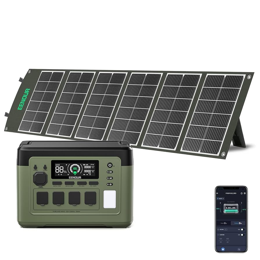 EENOUR ポータブル電源 2048Wh/640000mAh ソーラー120W Amazon.co.jp: EENOUR ポータブル電源 F2000 大容量 2048Wh