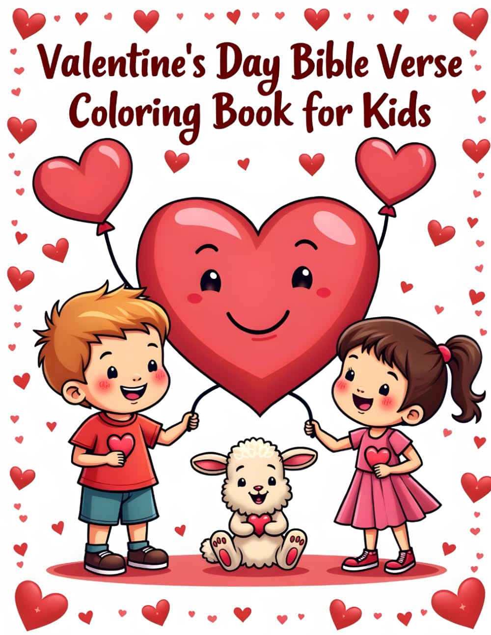 Valentines Day "Bible verse" Coloring Book