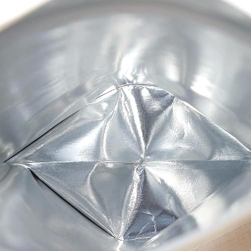 Miniatura 5 de Bolsas de café de 8 onzas, 100 piezas, papel kraft natural de alta barrera de pie, bolsas Ziplock con válvula y cremallera (100 unidades, 8 onzas0.5