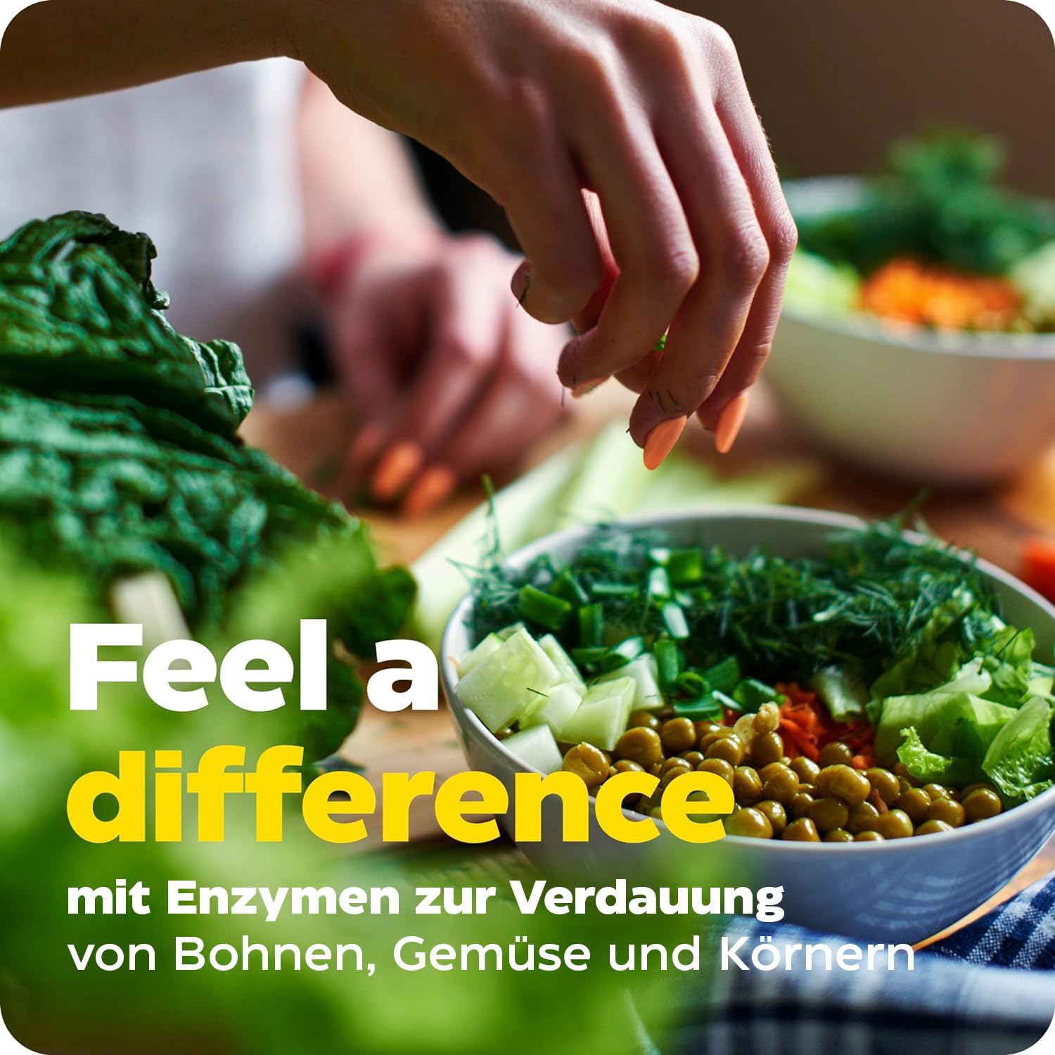 Enzymedica, VeggieGest, 90 vegane Kapseln, 22.000DU Amylase & 15.000HUT Protease je Dosis, Glutenfrei, Sojafrei, GMO frei, Geschmacksneutral
