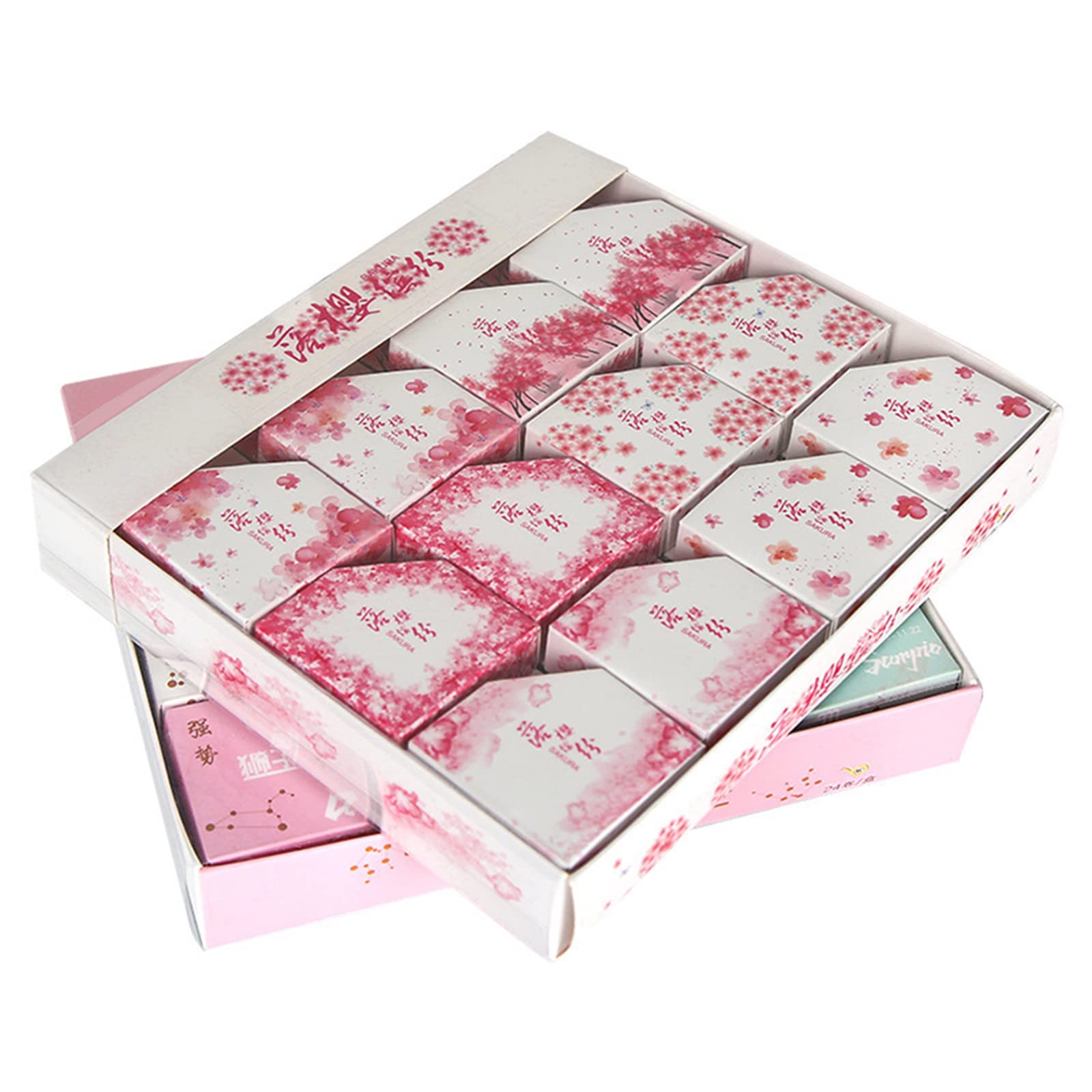 Washi Tape, 48 Rollos De Cinta Adhesiva Decorativa Washi Tape, Diseño De Flores, Cinta Decorativa para Manualidades, para Álbumes De Recortes, Envolver Regalos, Bricolaje,O