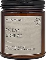 Vista 24 de Arctic Wicks - Velas perfumadas de cera de abeja y coco, 9 onzas, ámbar, rústicas, no tóxicas, de combustión limpia, 100% certificada por USDA, a