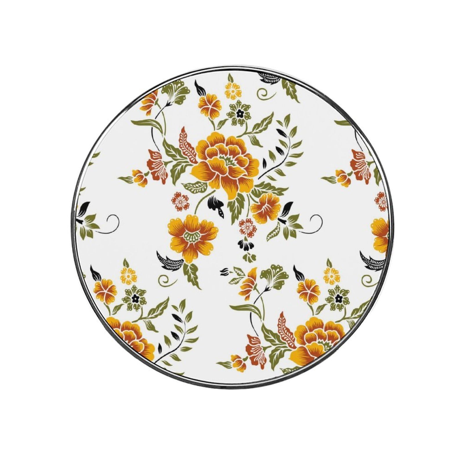 Orange Flowers Magnets For Fridge Kitchen Decoration For Refrigerators Whiteboards