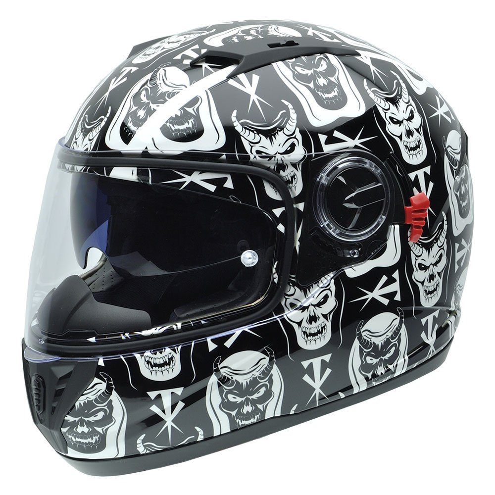NZI 050305G802 Eurus S Wwe Undertaker Taker Casco de Moto, Talla M