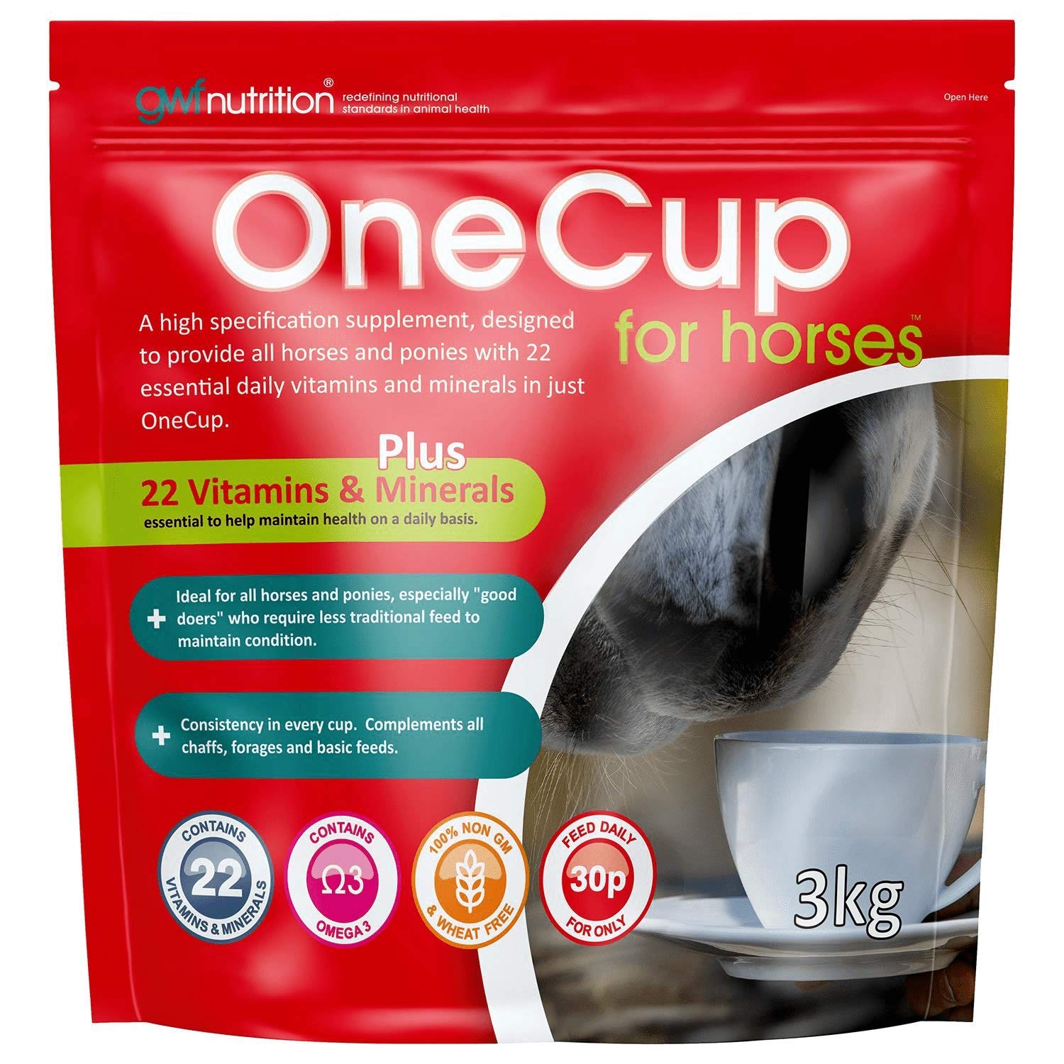 Gor Pets GWF One Cup For Horses Pouch 3kg