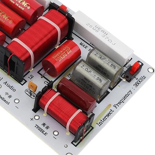 Miniatura 5 de 3 altavoces crossovers, 350 W 3 vías 3 unidad de altavoces HiFi Home Altavoces divisor de frecuencia de audio filtros cruzados