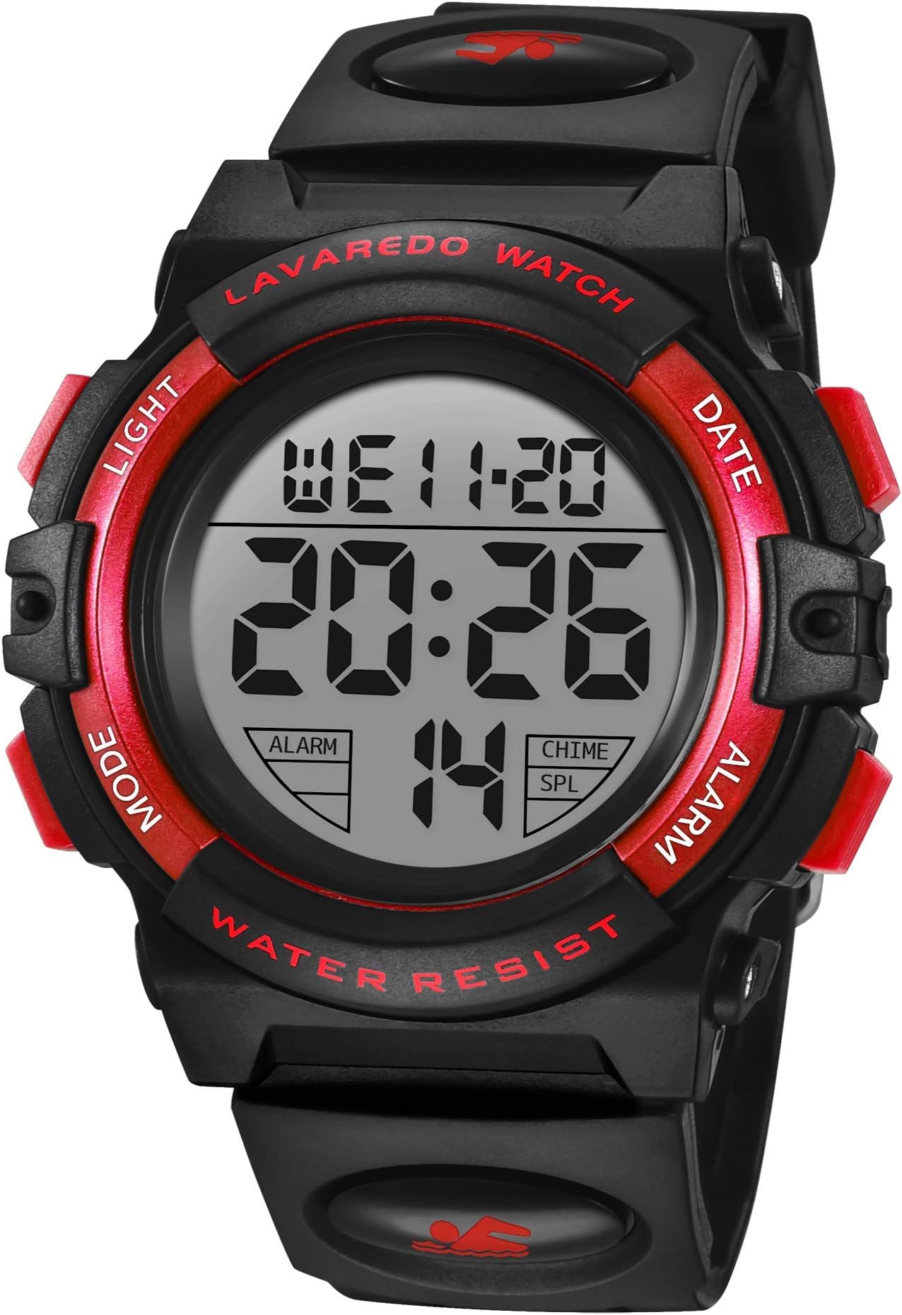Kids Watch,Boys Watch for 3-15 Year Old Boys,Digital Sport Outdoor Multifunctional Chronograph LED 50 M Waterproof Alarm Calendar Analog Watch for Children with Silicone Band,Kids Gift