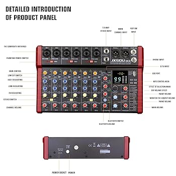 【ジャンク】12in 10out stereo matrix mixer Amazon.com: Yamnweo GX12 Professional Sound Board Console 12