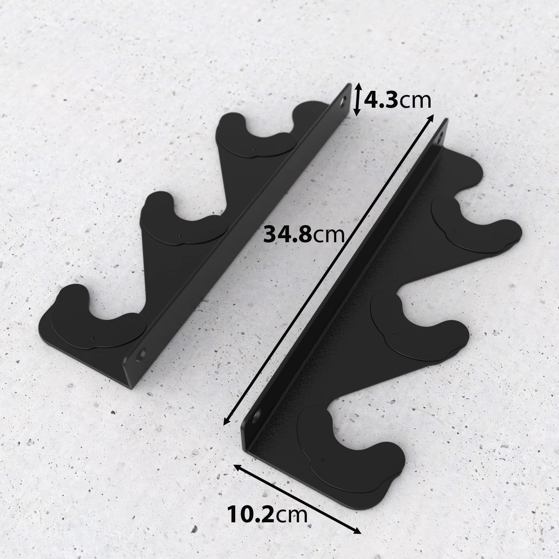 Buy Synergee Horizontal Wall Mounted Olympic Barbell Rack. Gun Rack for