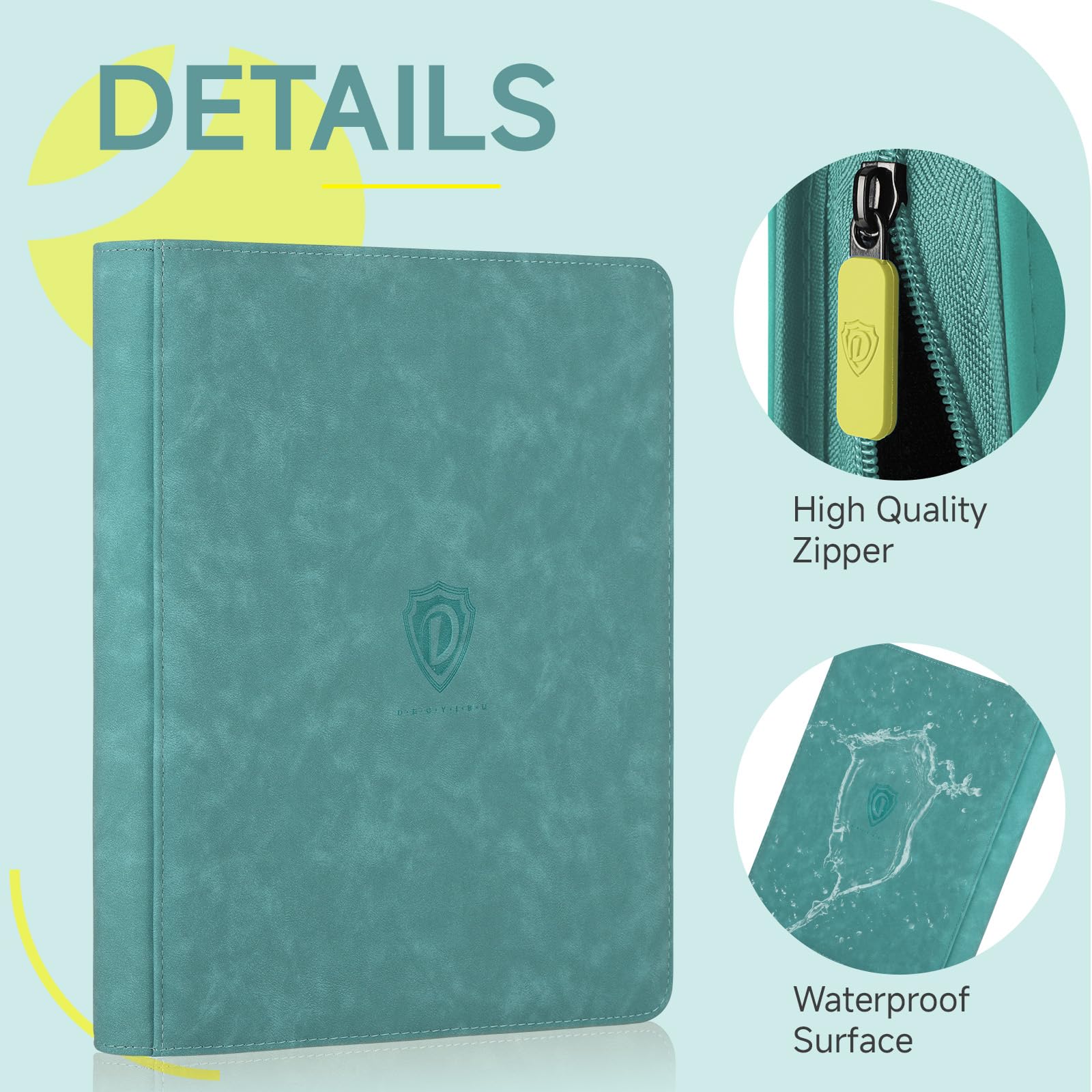 Amazon.com: Deoyibu 9 Pocket Card Binder,360 Pockets Trading Card Binder,Double  Sided Pocket Collection Binder,Card Folder for MTG,TCG,Game Cards,Sport  Cards,Green : Toys & Games