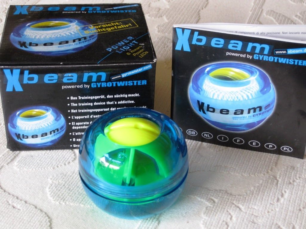 GyroTwister Xbeam Blue/Yellow With Software-Revolution-Counter