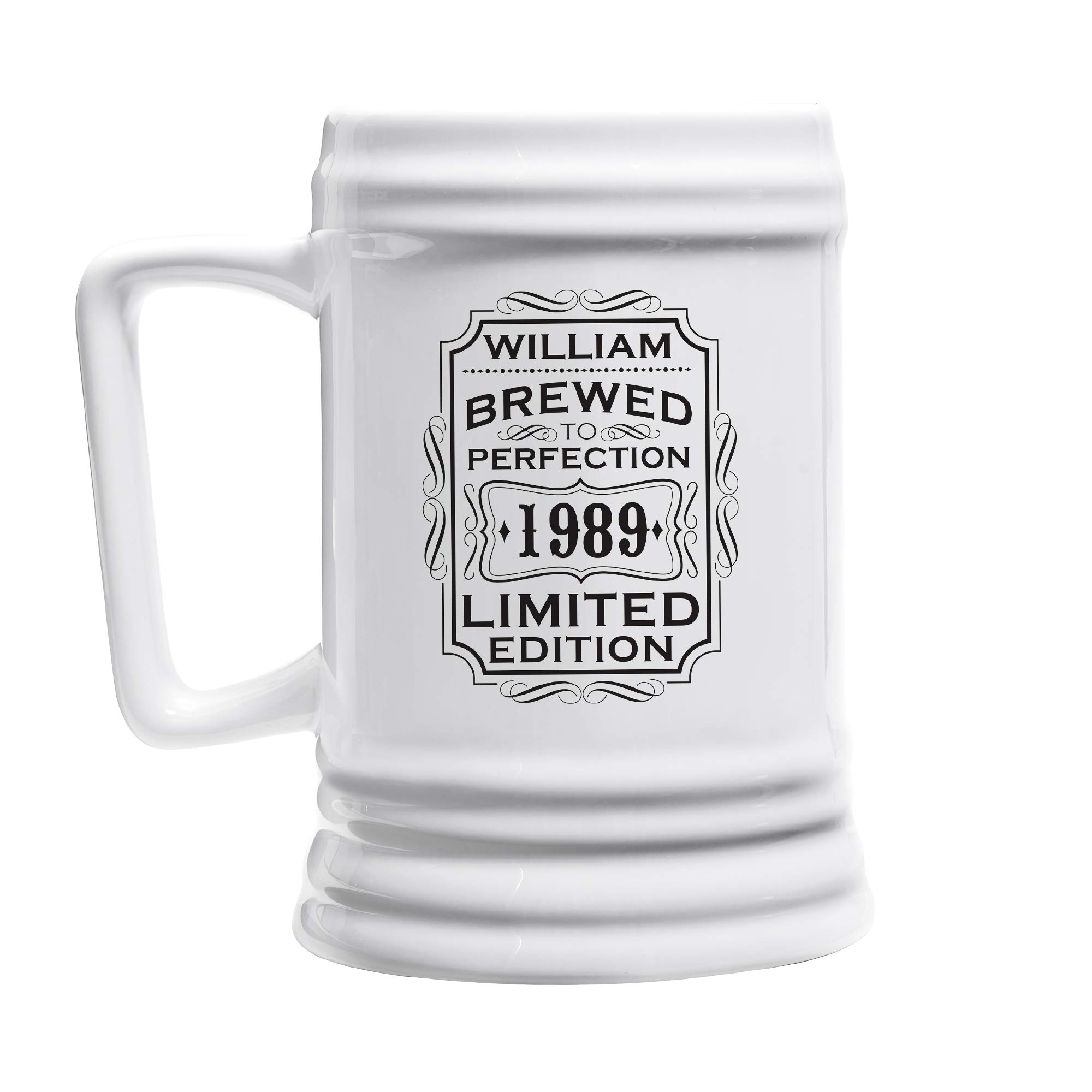 Let's Make Memories Personalized Beer Stein - Barware - Beer Mug - Customized for Beer Lovers - Personalize with your Name - Personalized for Him - For Dad - 6.5