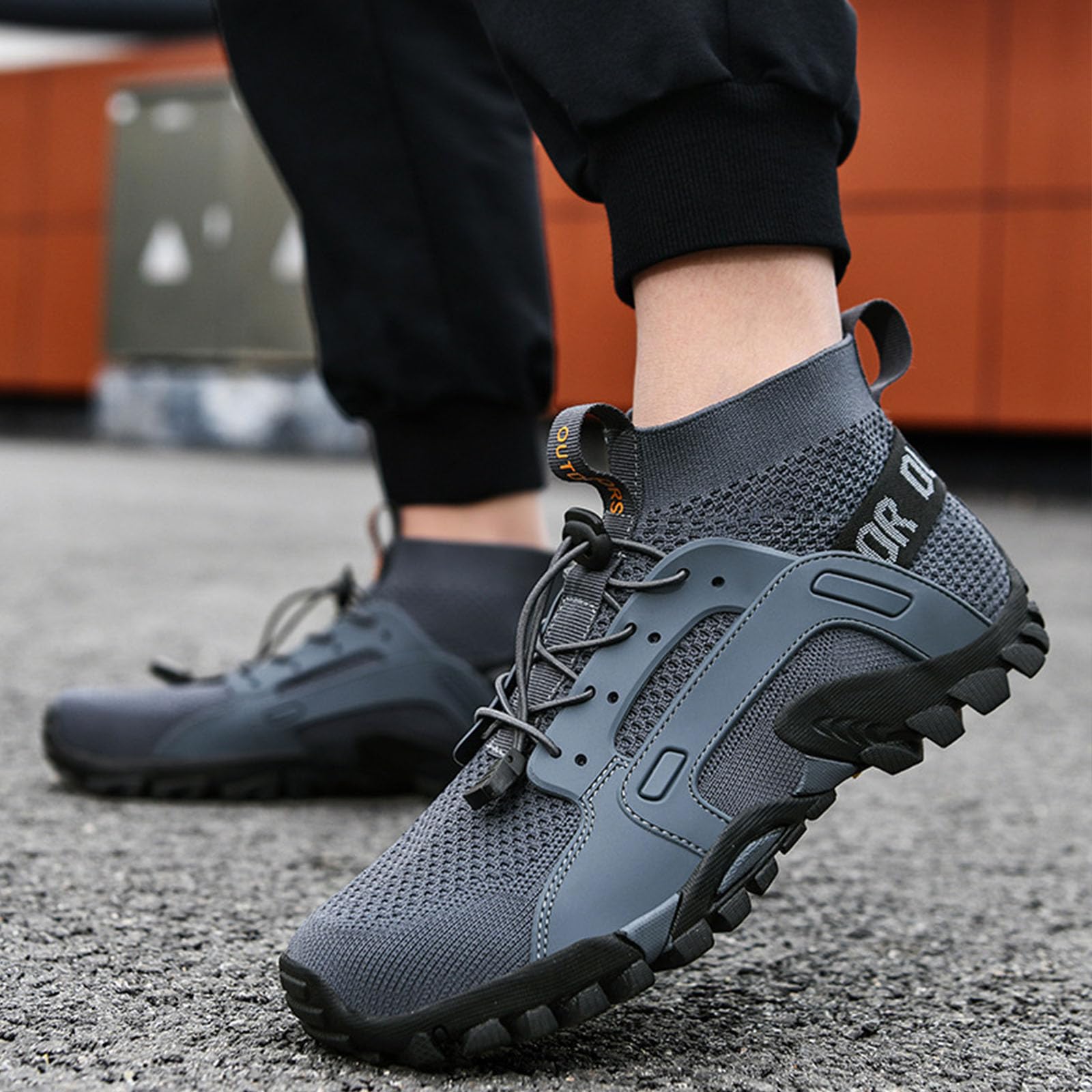 Barefoot Shoes Adulto Asciugatura Rapida Antiscivolo Durata Scarpette da Scoglio Scarpette Mare Scarpe da Sport Acquatici per Trekking Alpinismo Campeggio