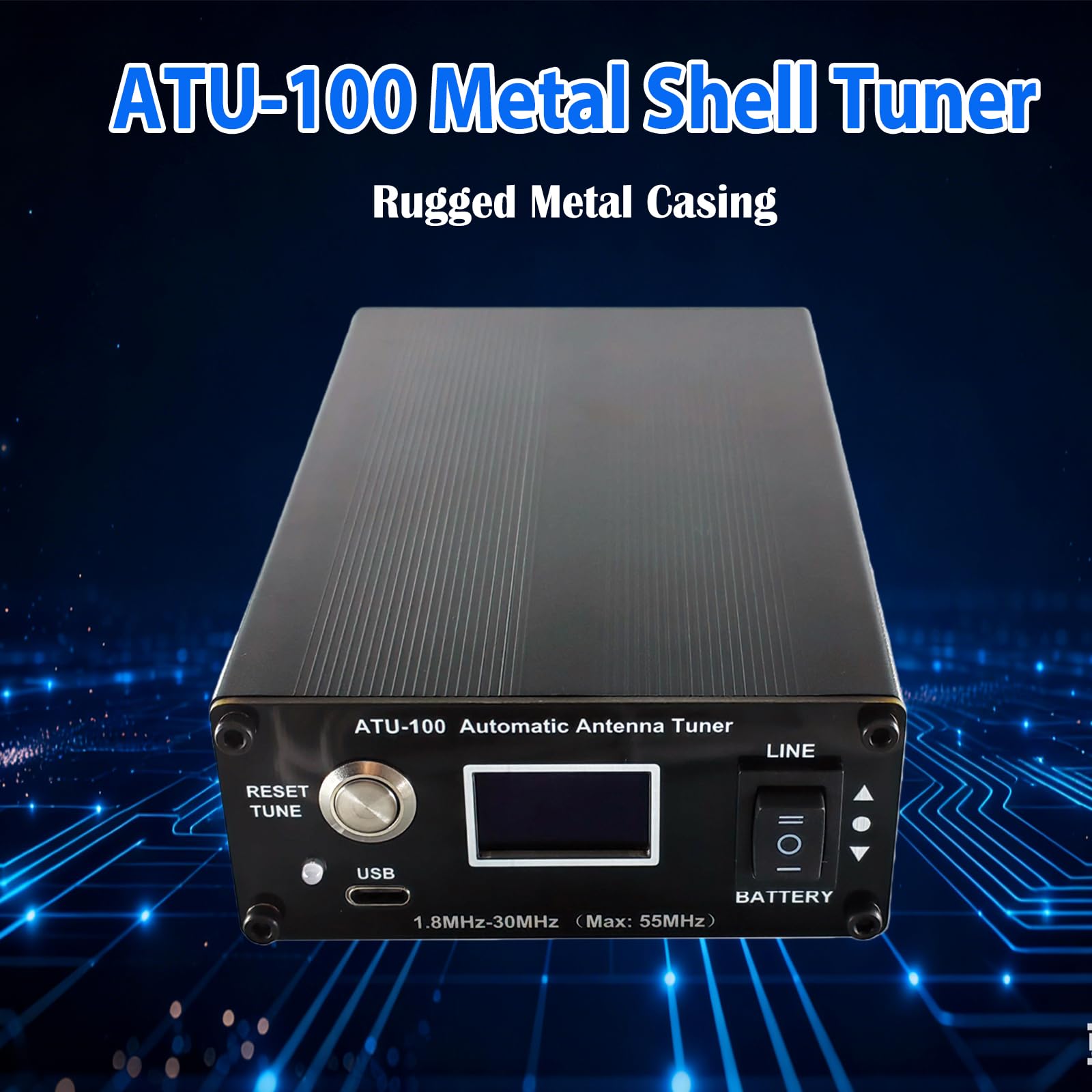 Amazon.com: GOOZEEZOO V3.2 ATU-100 EXT Automatic Antenna Tuner for