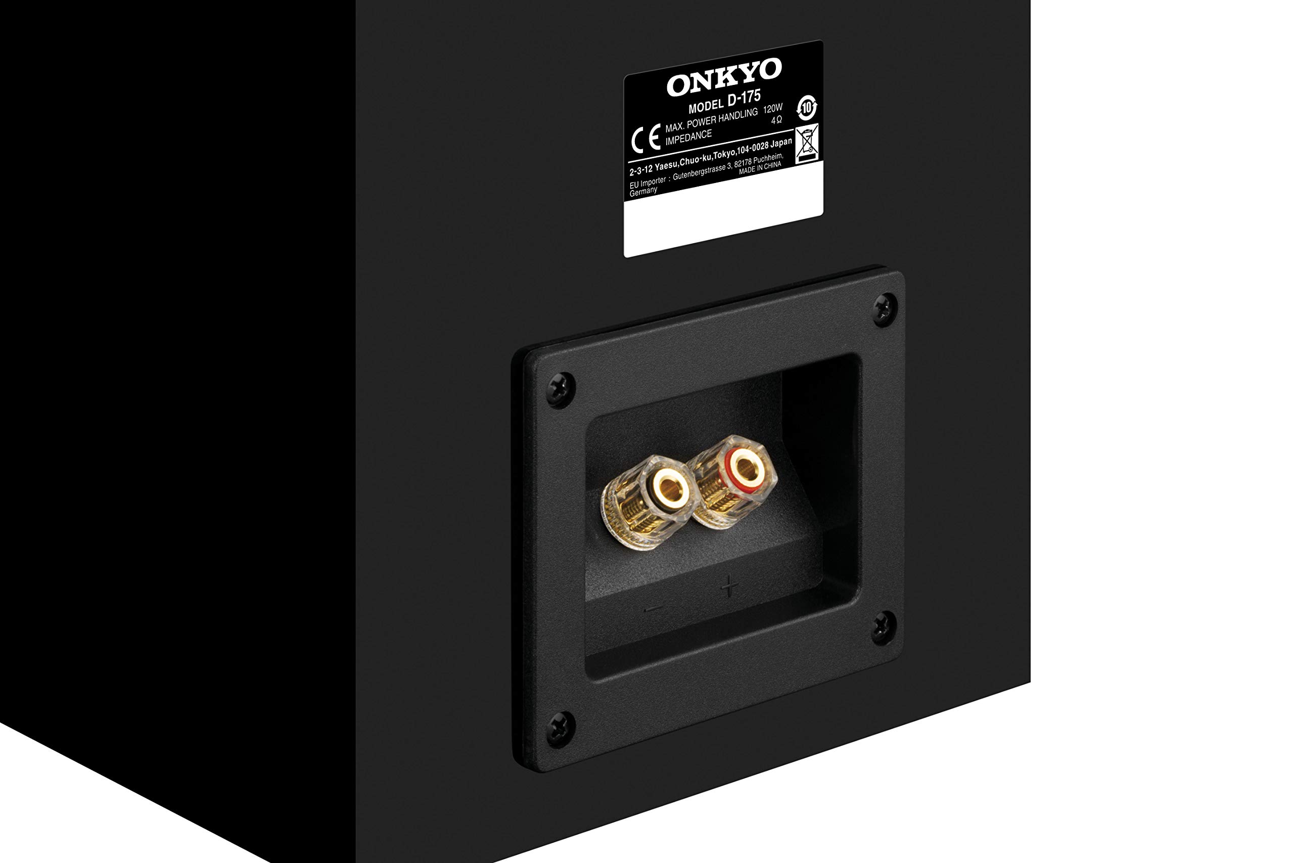 Onkyo D-175B Two-Way Bass Reflex Speaker (120W, Detailed