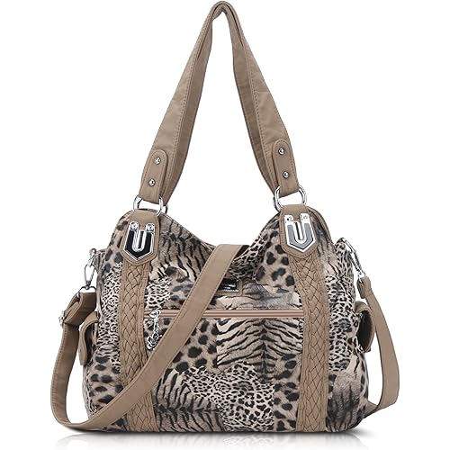 Angel Barcelo Purses for Women Soft PU Leather Shoulder Bag Crossbody Purse and Handbags