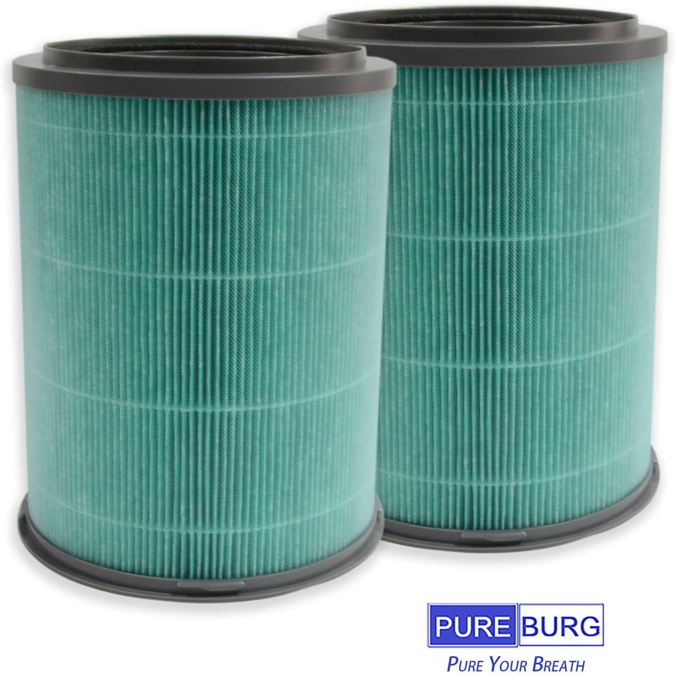PUREBURG Replacement Filter Compatible with YIOU S1 (HY3800) Air Purifier, 2-Pack H13 HEPA 4-Stage Filtration Activated carbon Air Clean Dust VOCs - Image 5