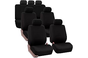 FH Group Universal Fit 7 Seater Car Seat Covers for Cars, Trucks...