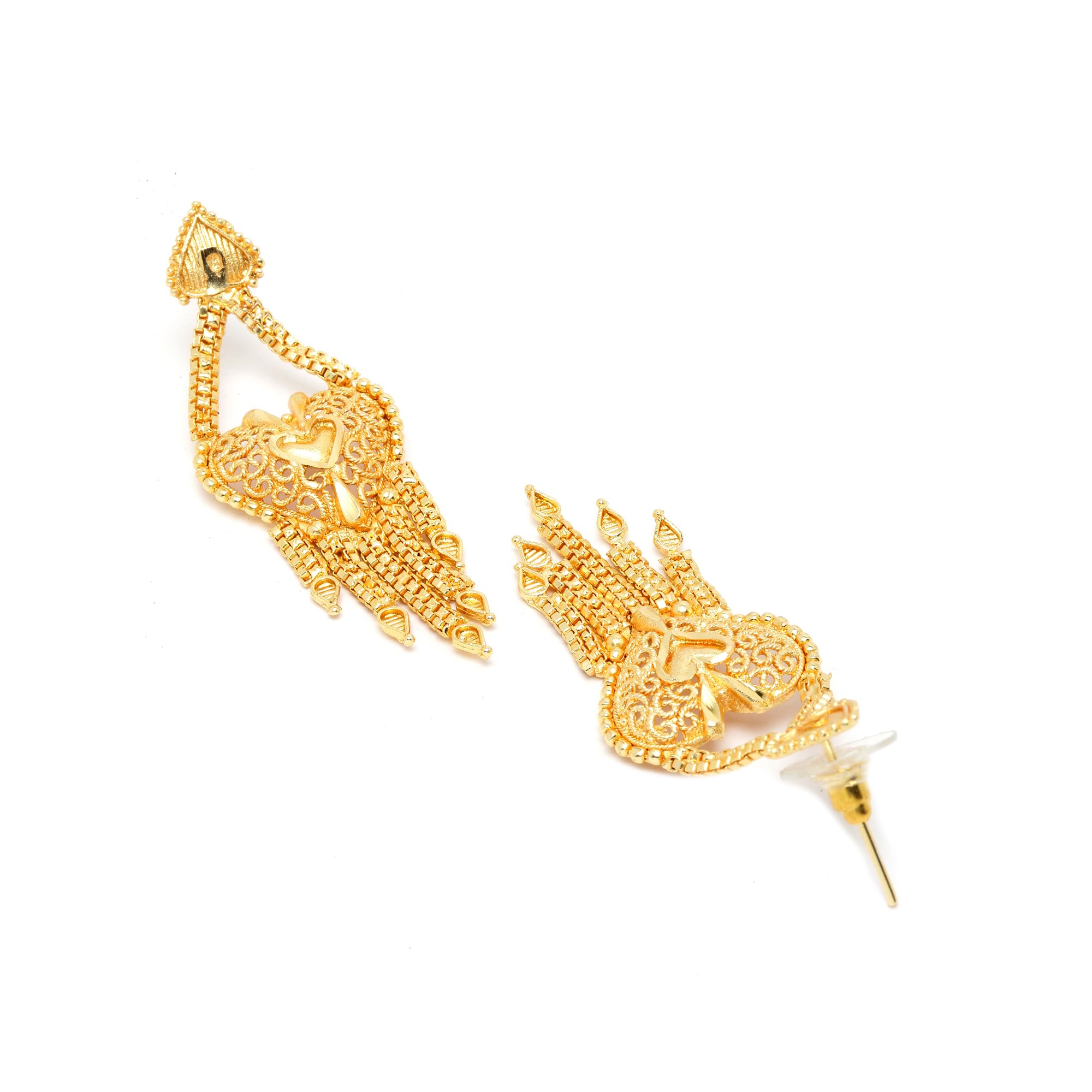 Traditional High Plated Choker Necklace Set