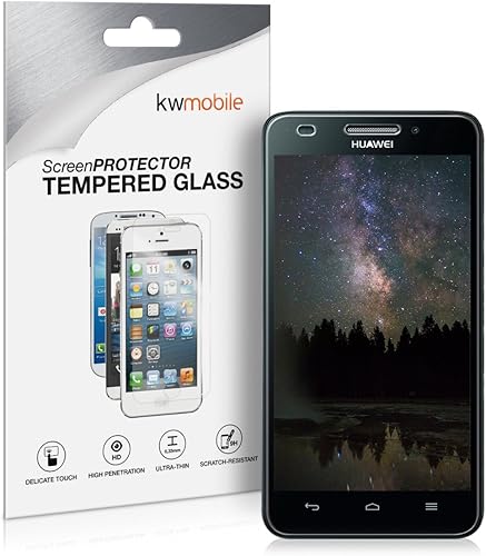 kwmobile Pellicola protettiva compatibile con Huawei Ascend G620s Protezione schermo vetro senza bolle d aria