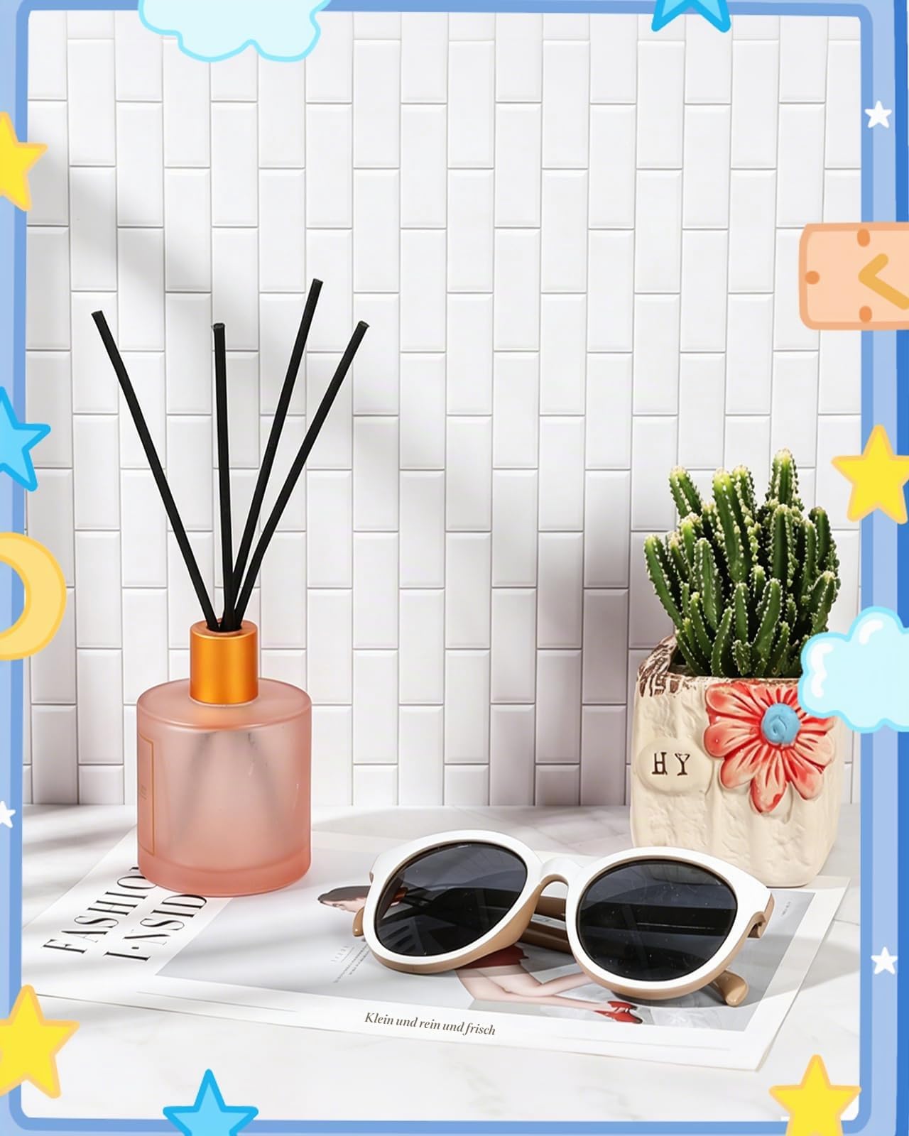 22 Stück Fotografie Hintergrund Boards Set, Fotohintergründe für Lebensmittelfotografie, 24 Muster, kleines Produkt, Hintergrund-Tischplatten-Set für Schmuck Kosmetika Lebensmittel, 42 x 29cm