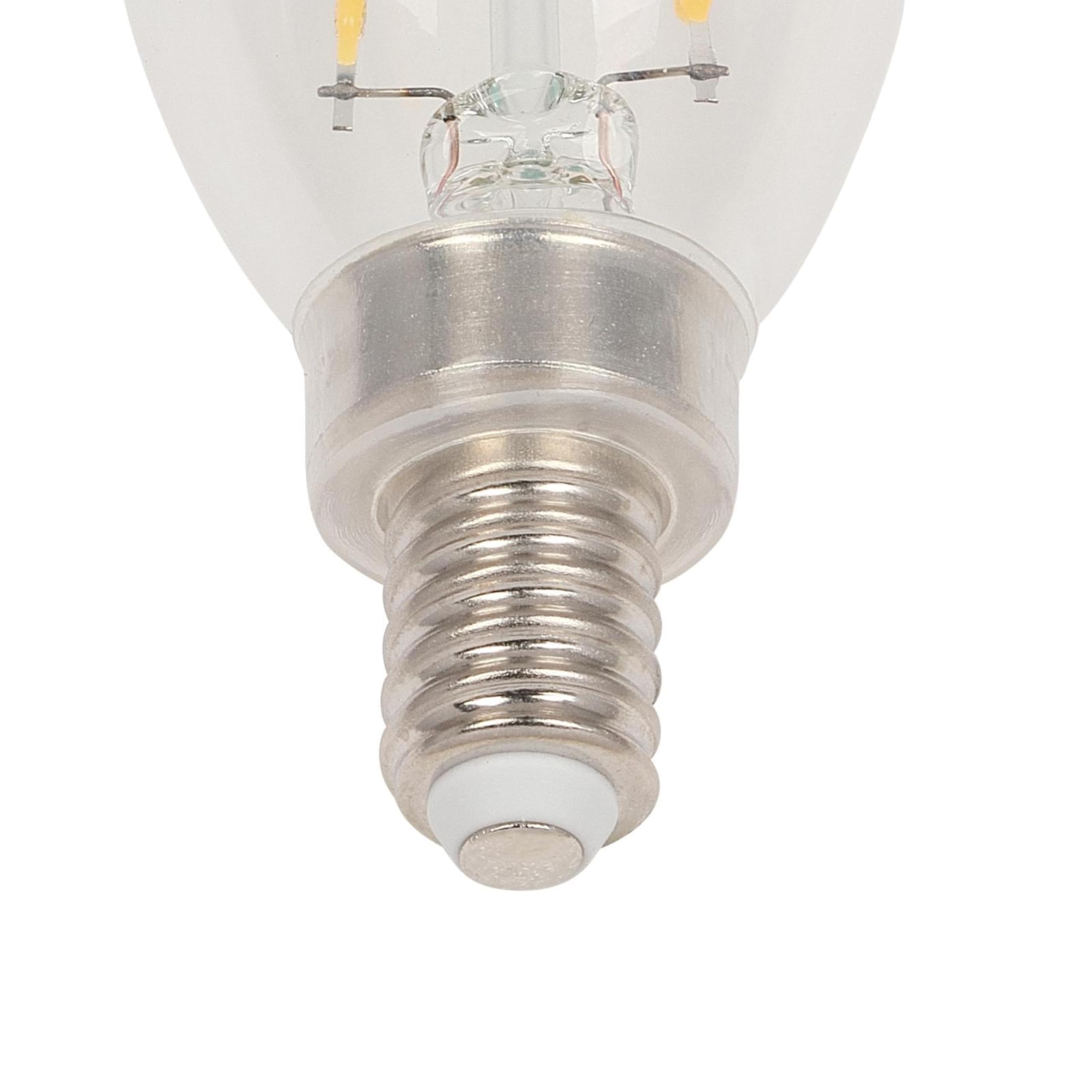Westinghouse Lighting 5264100 3 3 Watt 40 Watt Equivalent CA11 Dimmable Clear Filament LED Light Bulb Candelabra Base — view 4
