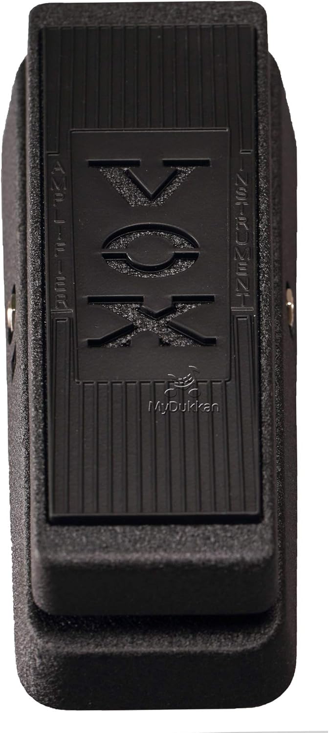 Vox V845 Classic Wah Guitar Effects Pedal w/All-black Coated Finish and 9-volt Power Supply Input