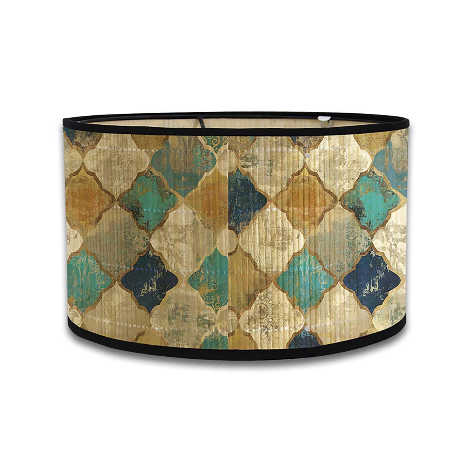 Tebeu88 Style 29 Retro Bamboo Lampshade, Round Drum Shaped Lampshade For Tables Or Chandeliers, Suitable For Simple Ceiling Chandeliers In Living Rooms, Bedrooms, Corridors, And Reading Rooms (Style 29)