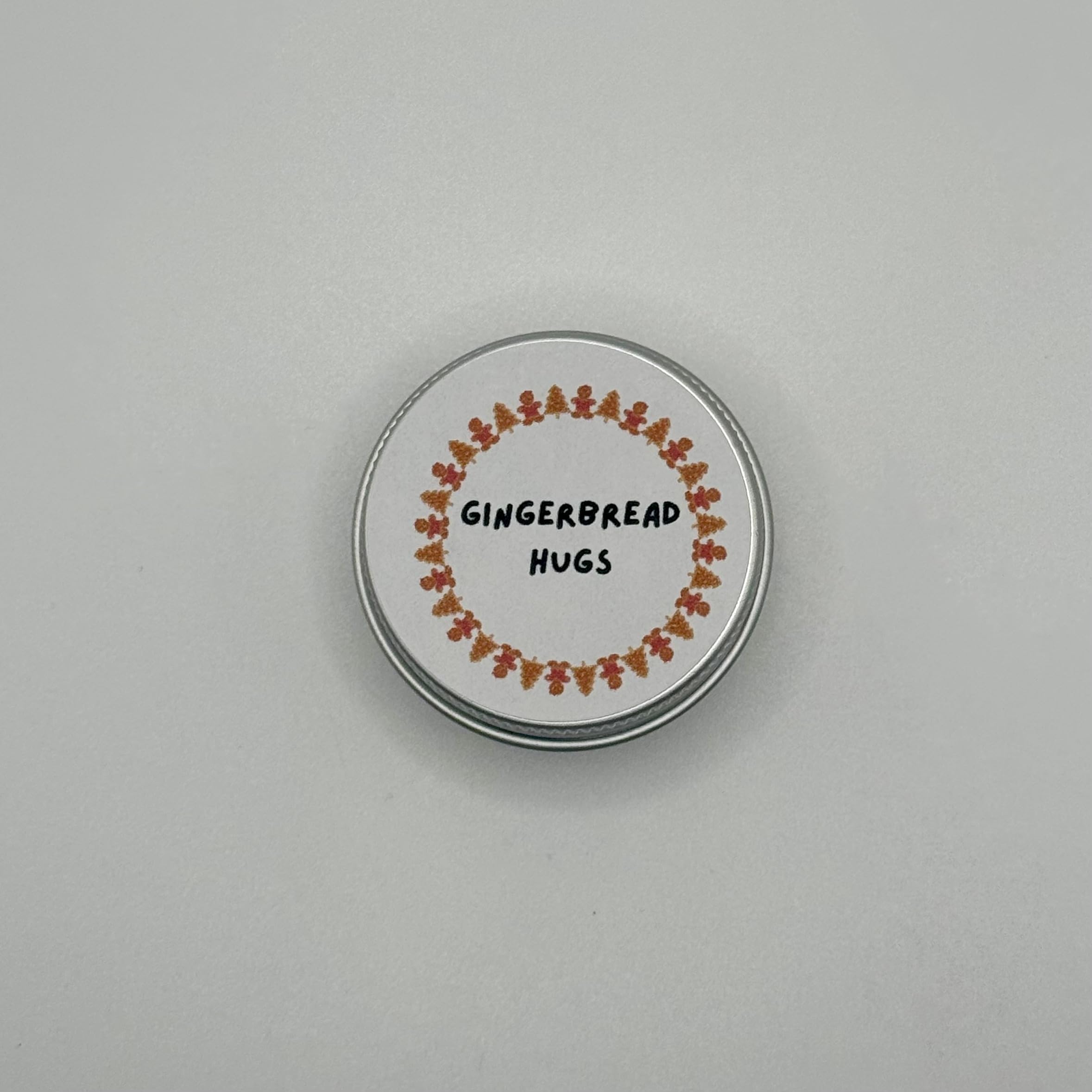 'Gingerbread hugs' gift | Cute minitature gingerbread man presented in small tin| perfect xmas gift - Image 2