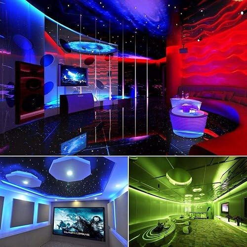 Miniatura 6 de Fengyan Luces de paisaje RGB LED tira IP65 impermeable 5050 Balck PCB DC12V tira de luz LED cinta de neón flexible 2.4G controlador Navidad
