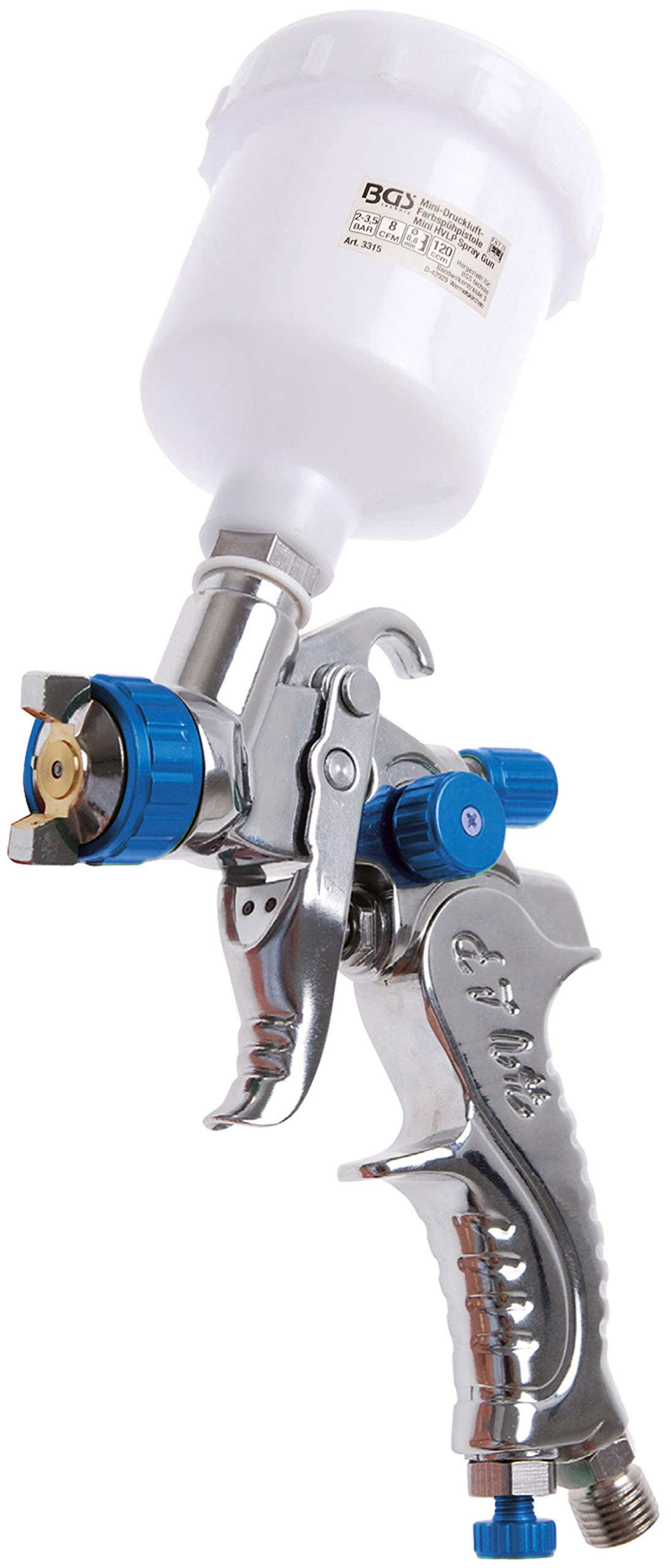BGS3315 | Mini Air Paint Spray Gun | 120 cm³