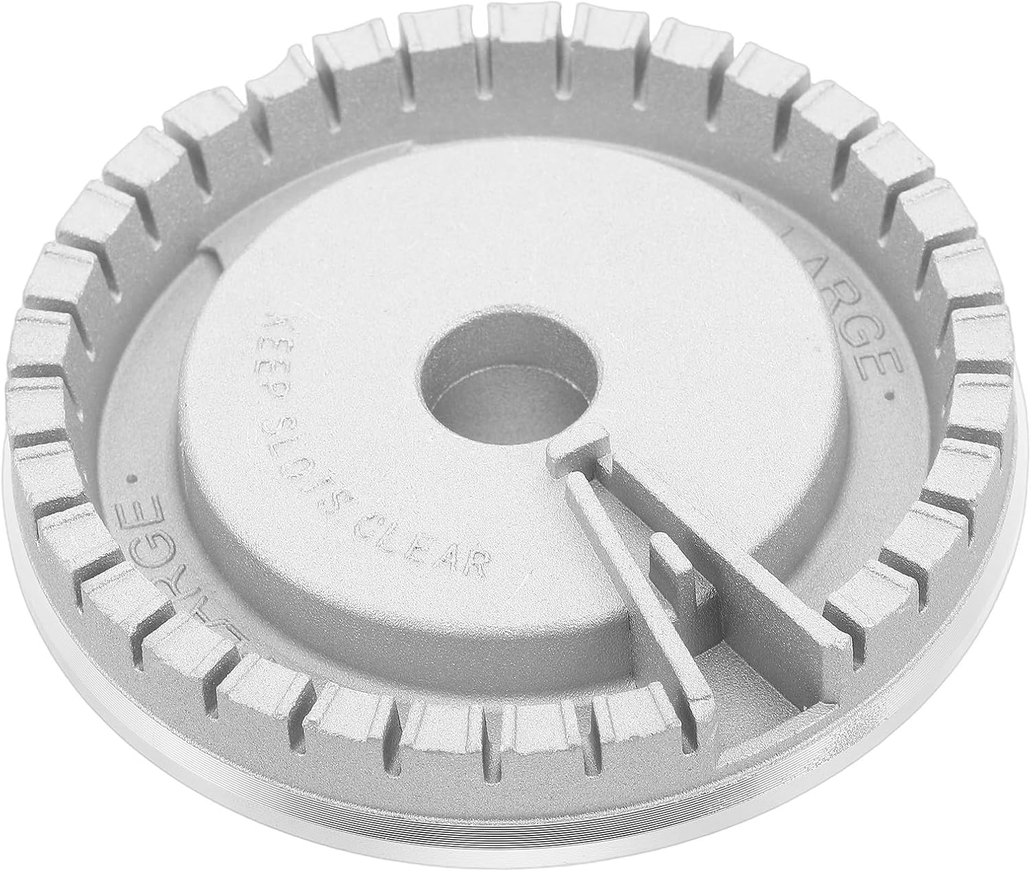 Ipetboom Universal Gas Stove Burner Cap Replacement, Metal Flame Distributor with High Temperature Resistance and Smooth Surface for Kitchen Gas Cooktops and Repair Projects